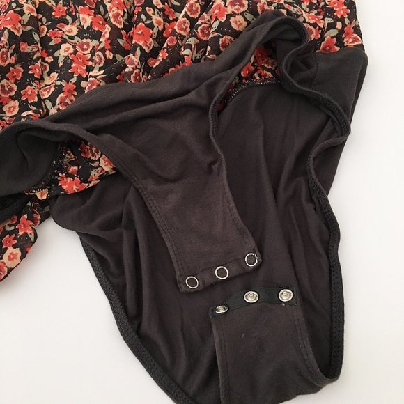 Free People Anna Bodysuit in Black Combo - Picture 12 of 12
